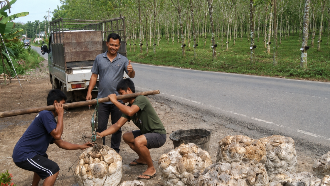 Rebound atau Bull Trap? El Nino, Gangguan Pasokan Thailand dan Tekanan Biaya Dorong Harga Karet Global Tetap Panas