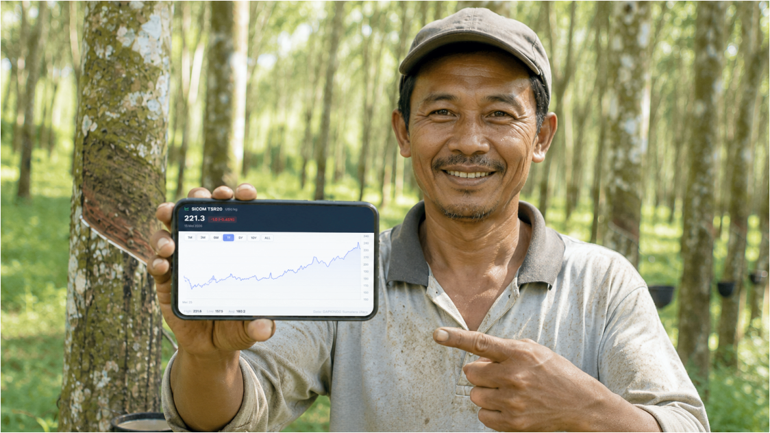 Reli Harga Karet Berlanjut, Sentimen Timur Tengah dan El Niño Jadi Pendorong Utama