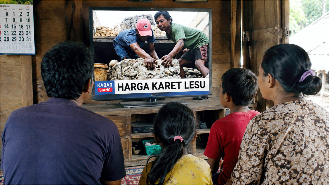 Harga Karet Kembali Melemah Jelang Akhir Pekan, SICOM Agustus Turun ke 214,8 Sen di Tengah Tekanan Pasokan dan Permintaan yang Lesu