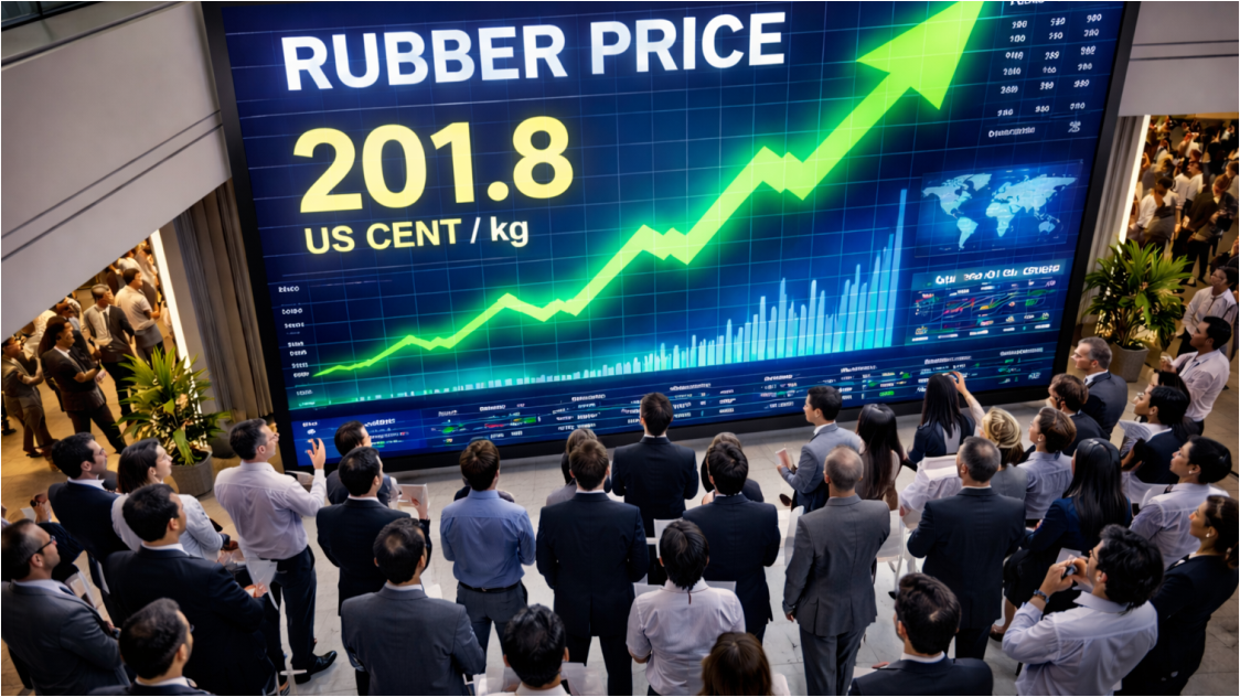 Harga Karet SGX Tembus 200 Cent AS per Kg, Ini Faktor Pendorongnya