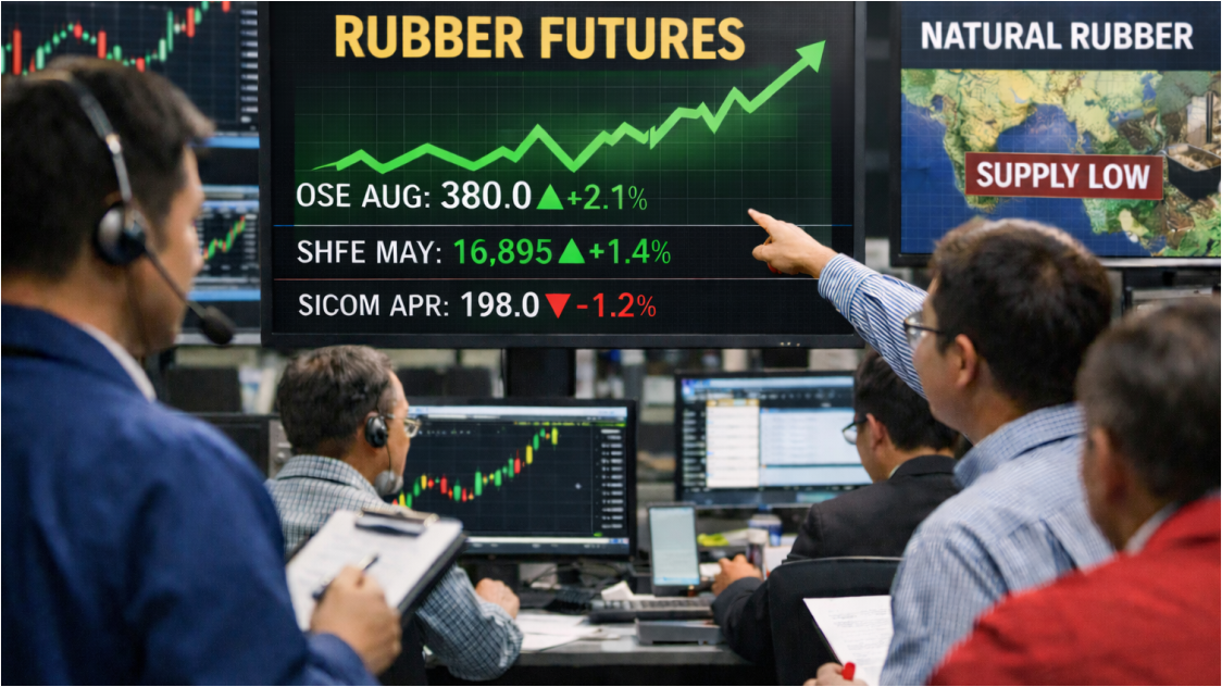Harga Karet Global Berfluktuasi di Tengah Profit Taking dan Lonjakan Harga Minyak